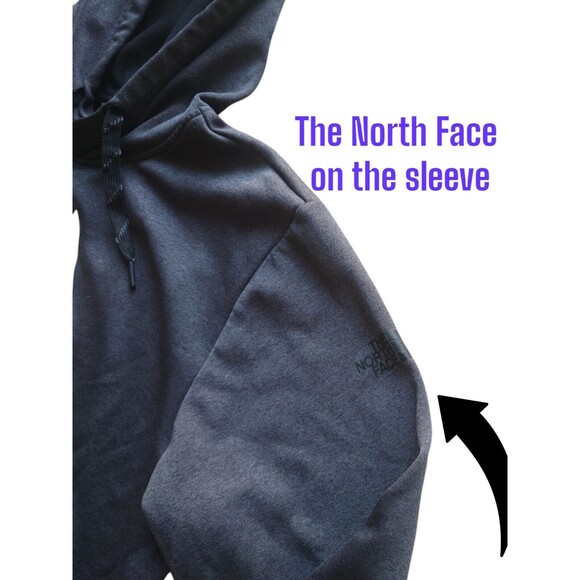 North Face Mountain Athletics Hoodie Mens Medium Gray Sweatshirt Pullover Fleece - Picture 8 of 11